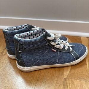 Ben Sherman Stylish Men’s Blue High-Top Sneakers - Size US 10